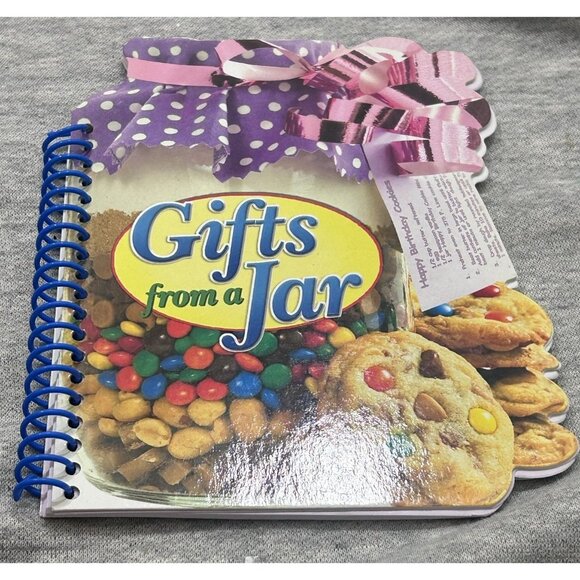 Gifts Grom a Jar Cooking Recipe Booklet Cards Spiral Paperback - Picture 1 of 5